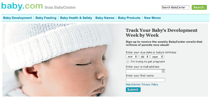 Baby Content Marketing