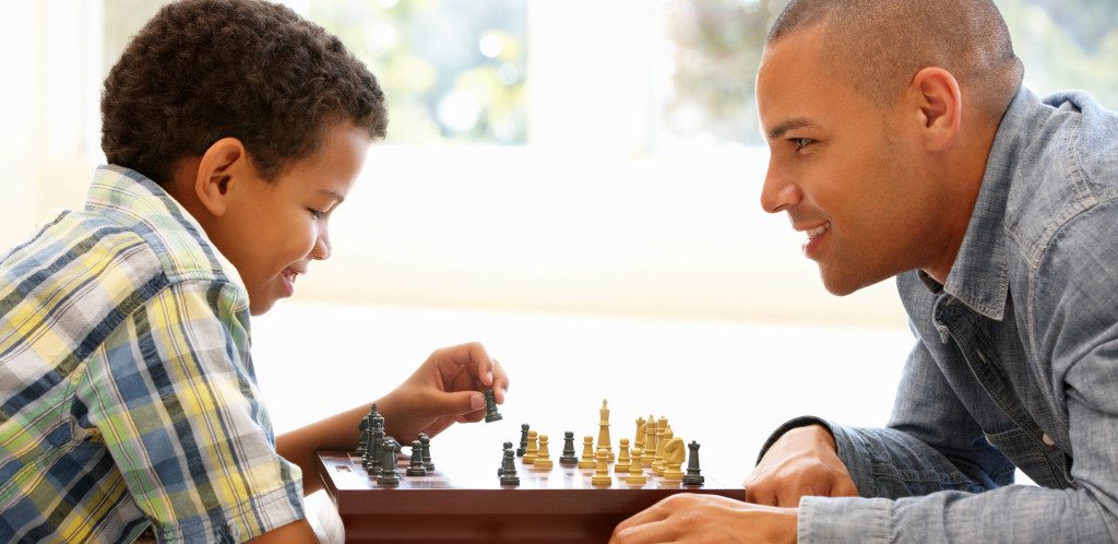 Chess Son and Father