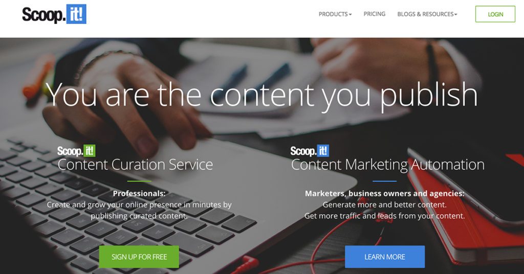 Scoopit-Curation-Tool