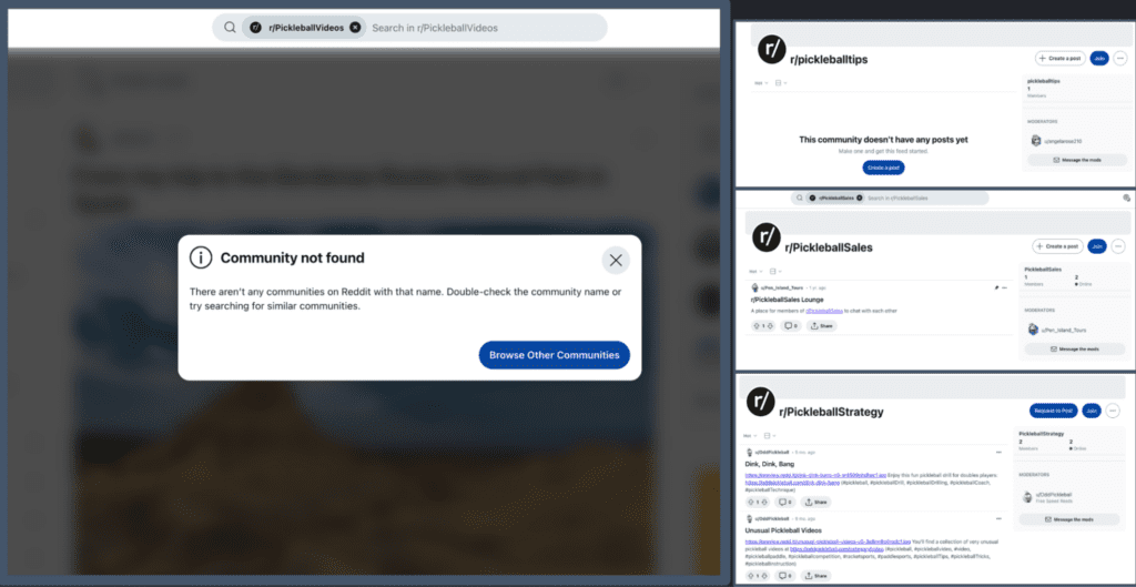 r/pickleballvideos Subreddit does not exist