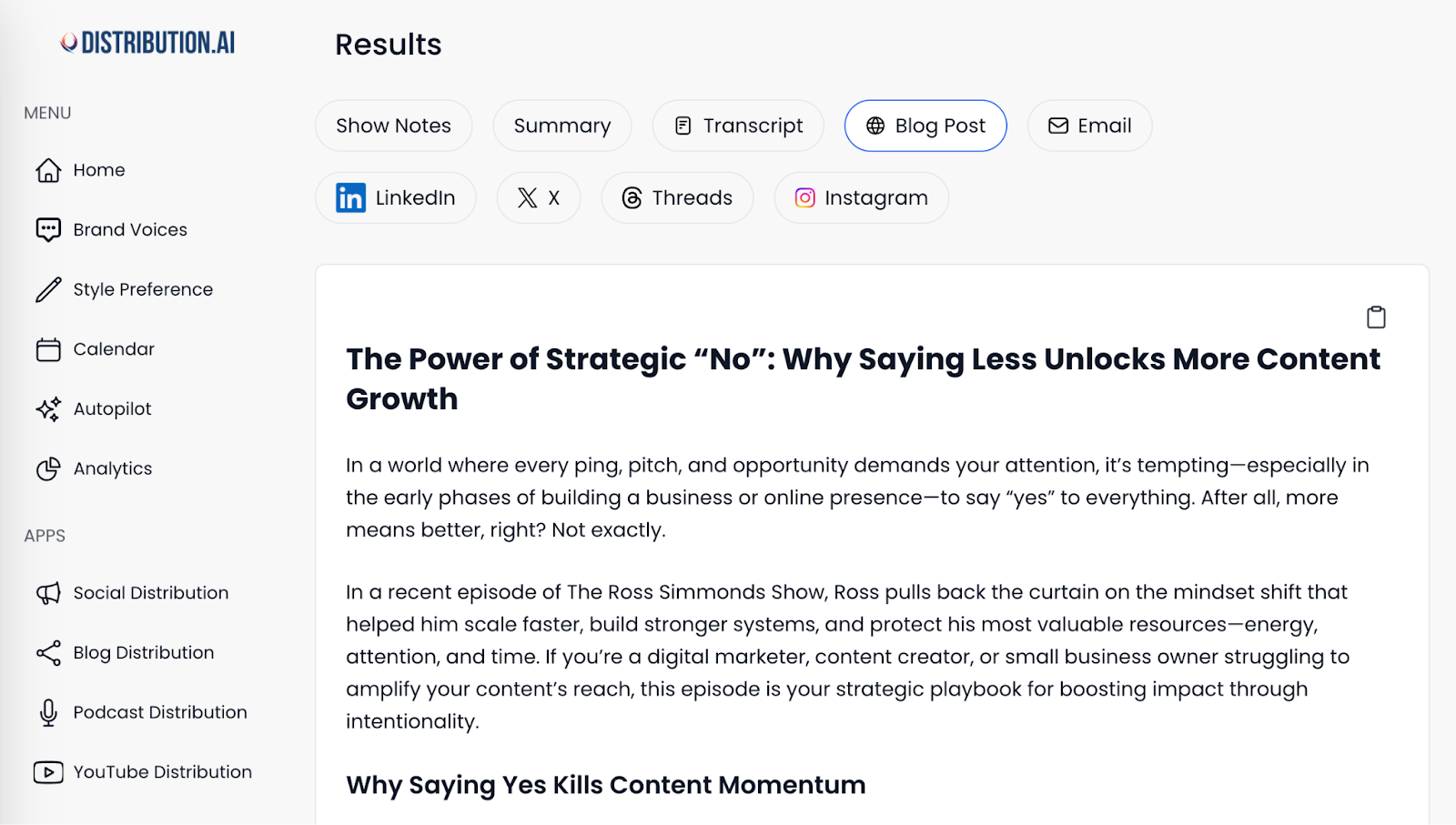 Distribution.ai Blog Copy