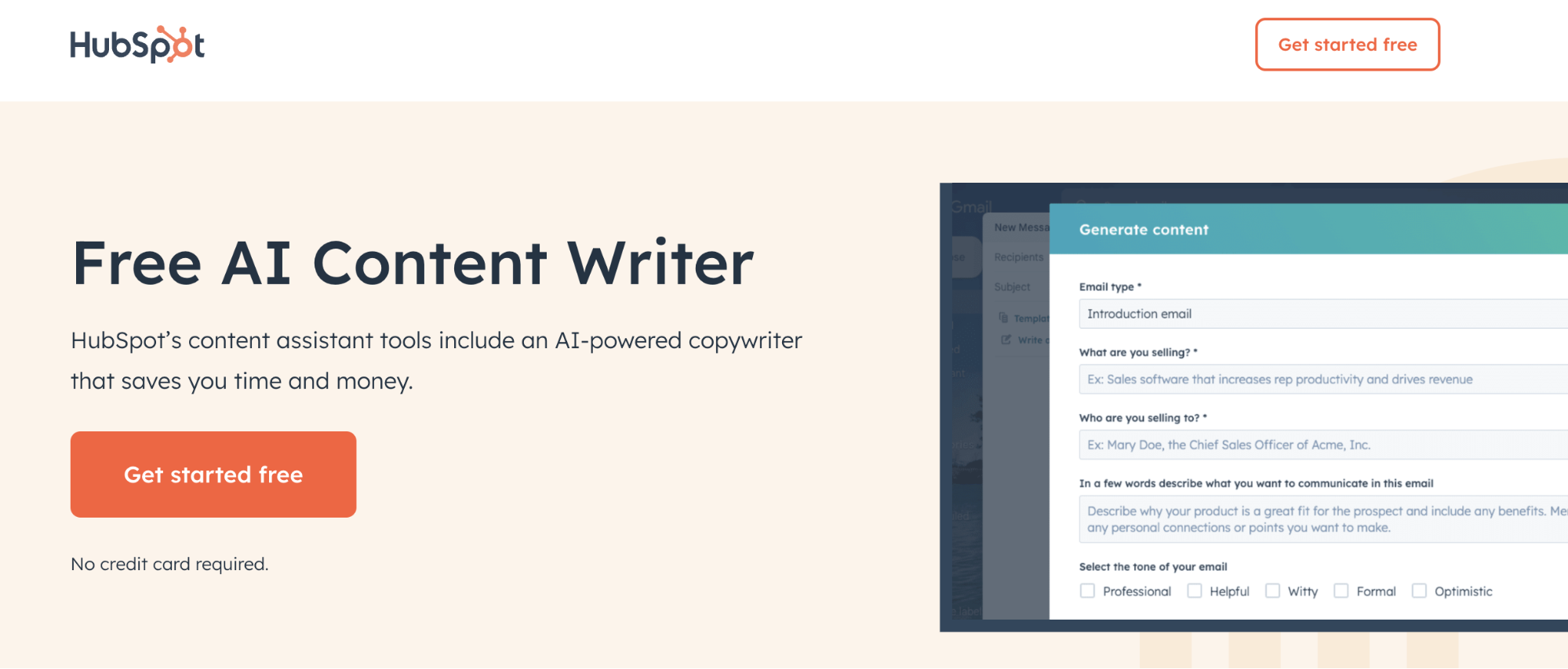 HubSpot AI Content Writer